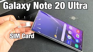 How to Insert SIM Card Properly in the Samsung Galaxy Note 20 Ultra