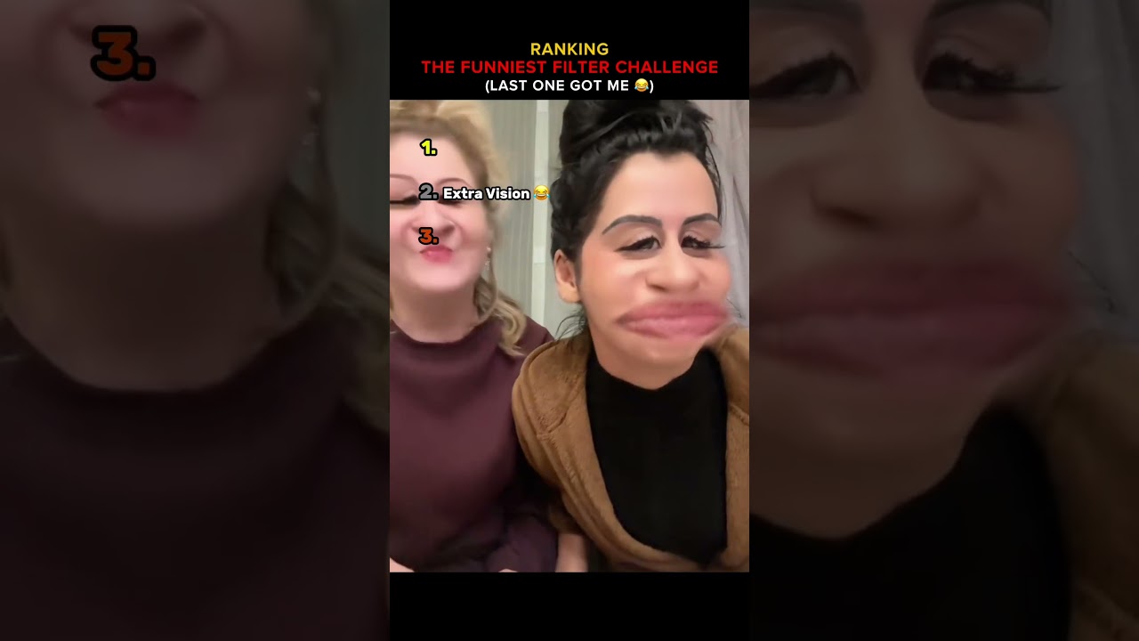RANKING THE FUNNIEST try_not_laughing FILTER CHALLENGE 006