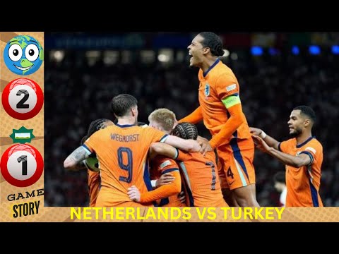 NETHERLANDS V TURKEY_2-1 #euro2024 #football #highlights