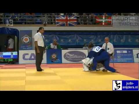 Judo 2012 European Championship Cadets Bar: Awiti-Alcaraz (GBR) - Reneiskaya (BLR) [-70kg]