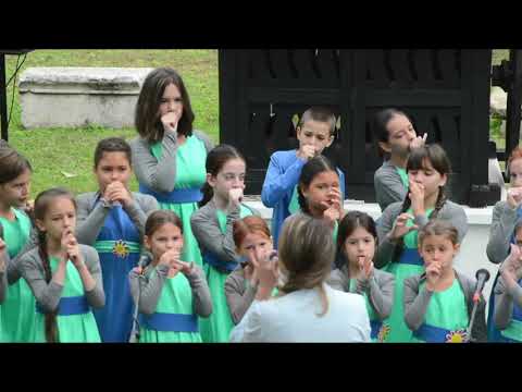 "Боје Европе" Хора Дечјег културног центра Београд у "Музичкој башти" Ранчићеве куће