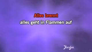 Karaoke Alles brennt - Johannes Oerding *