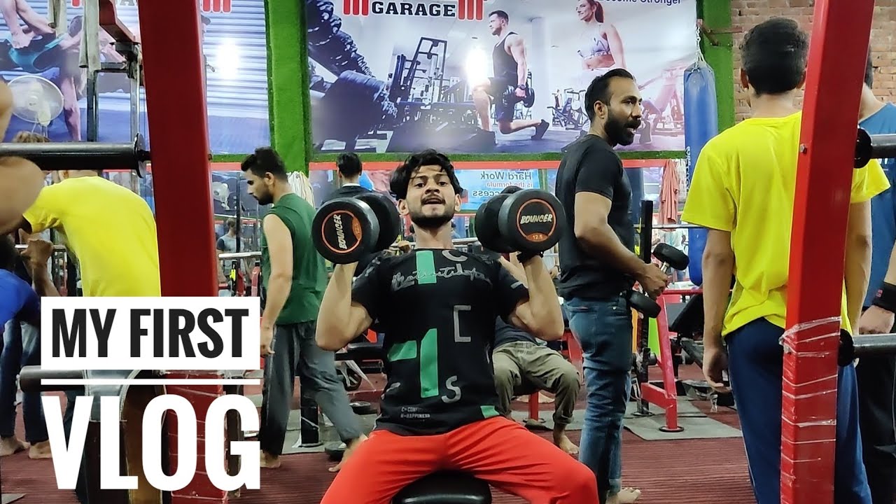 My First Vlog ❤️❤️ / Shoulder Workout / Transformation Start 😁🔥
