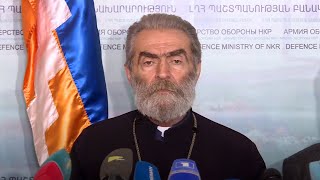 Брифинг архиепископа Паргева из Степанакерта