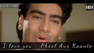 I Love You Song  Phool Aur Kaante 1991 Full Video Song  HD