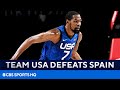 Team USA Basketball Defeats Spain to Advance to Men's Semifinals | Tokyo Olympics | CBS Sports HQ