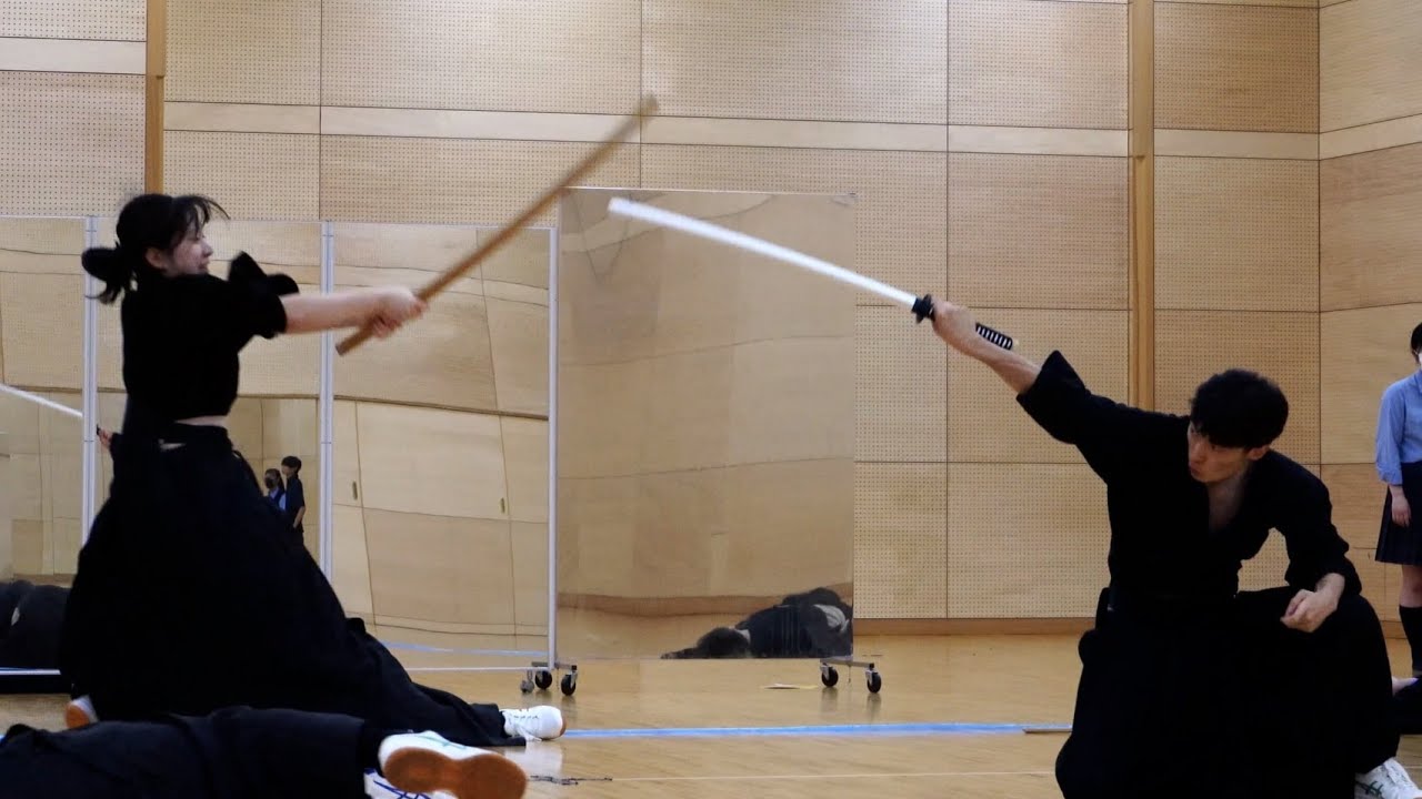 高校生の殺陣練習＜演武発表にむけて＞ -アトラクション部