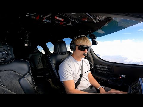 Cirrus Vision Jet from Joplin to a Private Airpark! Long Way West in a Private Jet! 