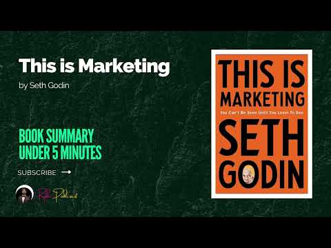 This is Marketing by Seth Godin  Book Summary Under 5 Minutes