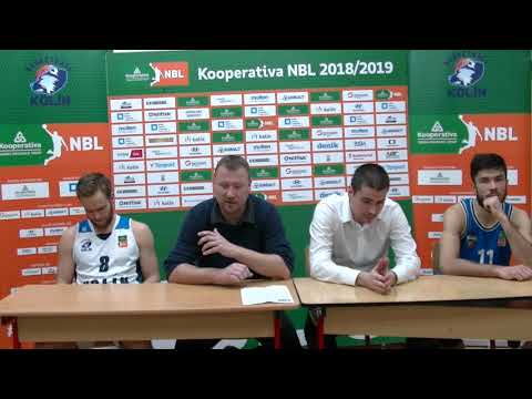 Tisková konference: BC GEOSAN Kolín - USK Praha 9. 3. 2019