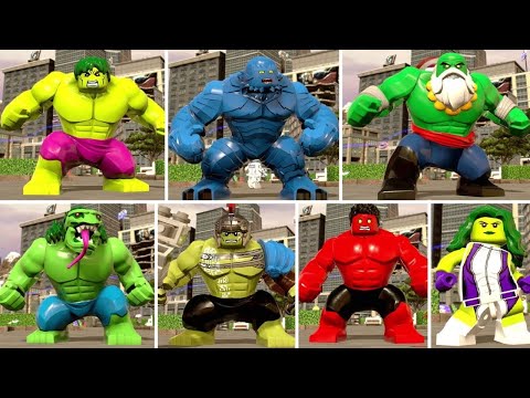 LEGO Marvel Super Heroes 2 - All Hulk Characters