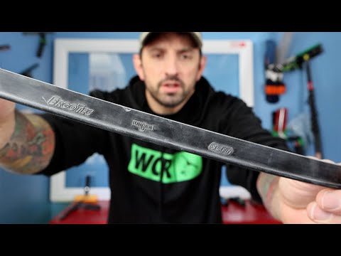 Part of a video titled HARD OR SOFT SQUEEGEE RUBBER | TRAINING - YouTube