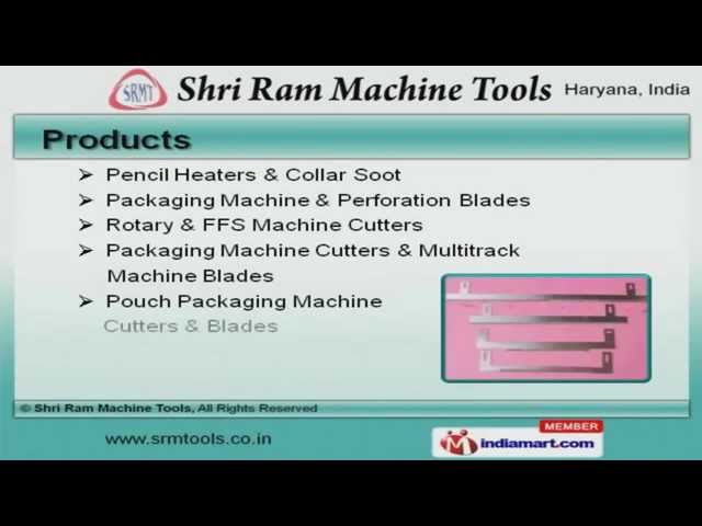 FFS Machine Cutters - FFS Single Track Machine Cutters Manufacturer ...