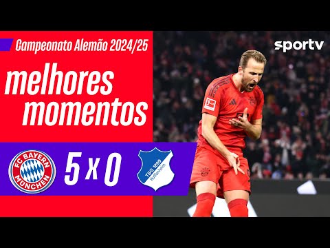 Gols e lances de Bayern x Hoffenheim