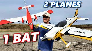2 RC Airplanes. 1 Battery. Because One Plane Wasn't Enough...