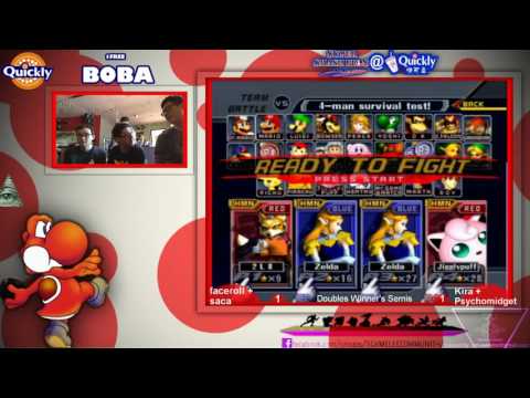 SSBM @ Quickly 5 - Kira + Psychomidget vs. Sacasumoto + Captain Faceroll