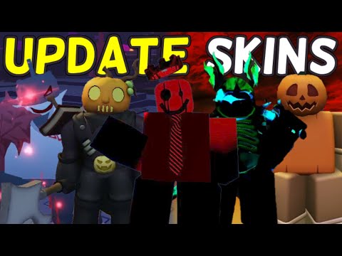 So I Tried The BEST NEW Killer Skins in the Halloween UPDATE... (Forsaken)