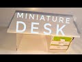 How To Make Matchbox Desk With Drawer Hand Made Matchbox Craft Aamir Art And Crafts Miniature