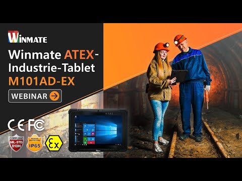 Winmate ATEX-Industrie-Tablet M101AD-EX