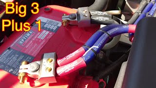 GM/ Chevy/ Hummer Big 3 plus 1 Setup 0AWG