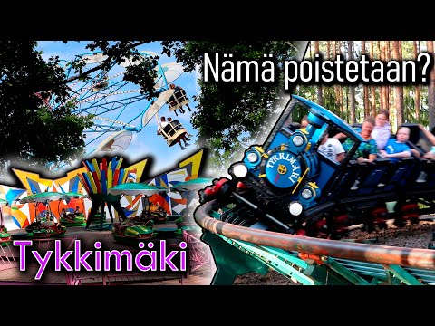 Mitkä laitteet Tykkimäki poistaa seuraavaksi?