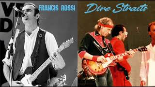 RARE! Dire Straits and Francis Rossi (Status Quo): Two Young Lovers (Live at Wembley Arena 1985)