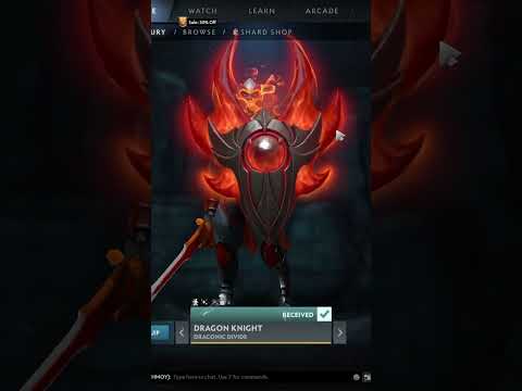 Immortal Treasure II Gacha Dragon Knight Dota 2