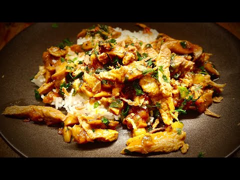 Kalbsgeschnetzeltes mit Champignons & Lauch selber machen schnelles Rezept