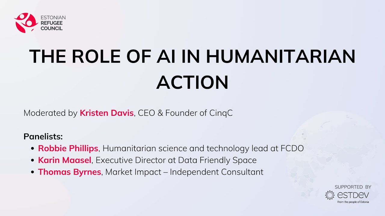 Panel 3 - The Role of AI in humanitarian action