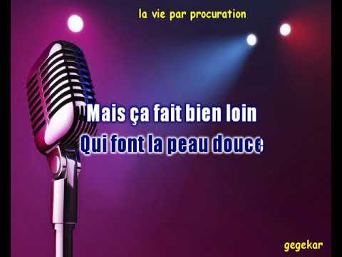 la vie par procuration...JJ GOLDMAN ma version en karaoke