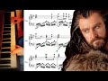 Sheet Music - The Hobbit Dwarves Song on Piano ...