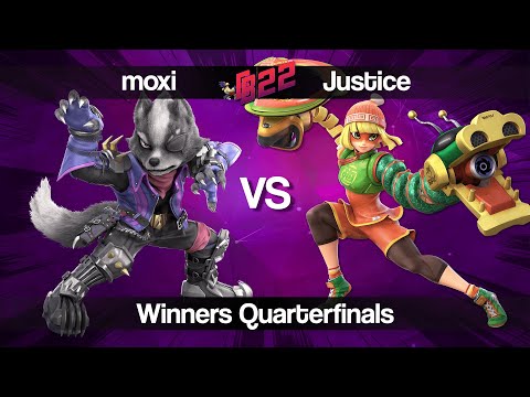Beak Bonk 2022 - moxi (Wolf) VS Justice (Min Min) Smash Ultimate Winners Quarterfinals