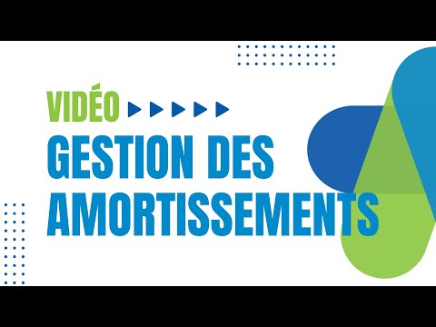 Gestion des amortissements