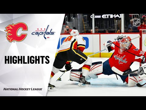 NHL Highlights | Flames @ Capitals 11/03/19