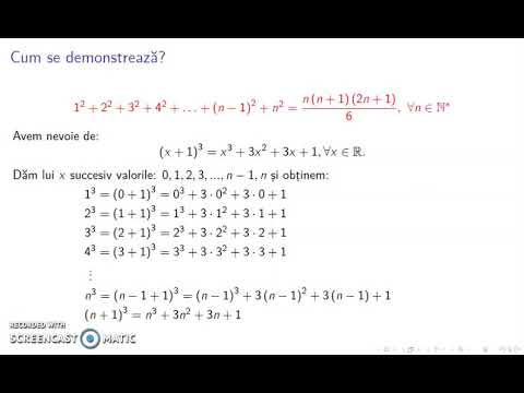 Suma patratelor primelor n numere naturale