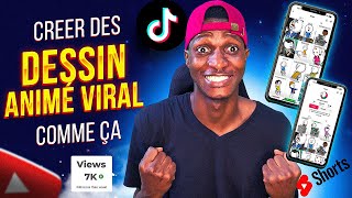 Comment Crée ces dessins animés  qui font des MILLIONS DE VUES sur TIKTOK et YOUTUBE