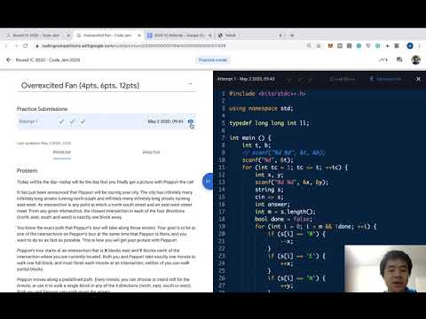 Google CodeJam 2020 Round 1C