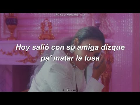 Tusa || KAROL G, Nicki Minaj (Lyrics)