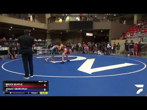 160 Lbs Cons. Round 5 - Bruce Quayle, AR Vs Josiah Aburumuh, NE A546
