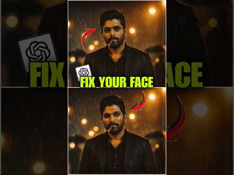 Fix Your FACE in one Click 🔥 | Trending Chat Gpt Photo Editing - Ghaus Editz