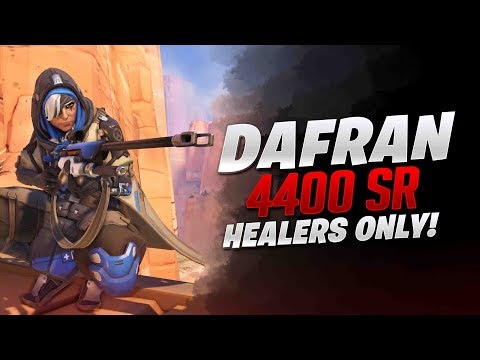Dafran Gets 4400 SR With Healers Only! - Overwatch