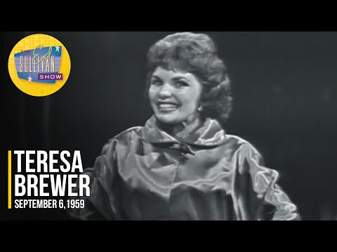 Teresa Brewer "Diamonds Are A Girl's Best Friend" on The Ed Sullivan Show, September 6, 1959