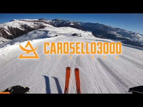 Morning Nonstop Ski Descent almost 1000m | Carosello 3000 — Blesaccia II 2795 ➝ Livigno 1815