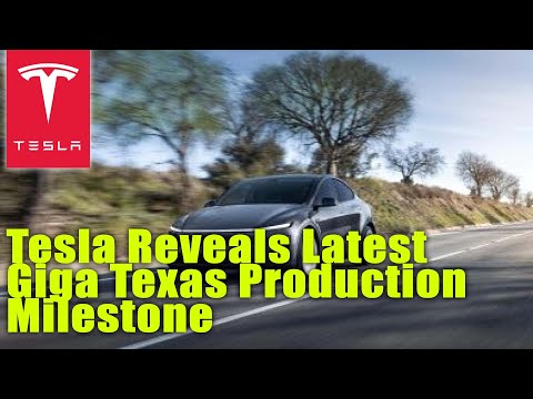 Tesla Reveals Latest Giga Texas Production Milestone