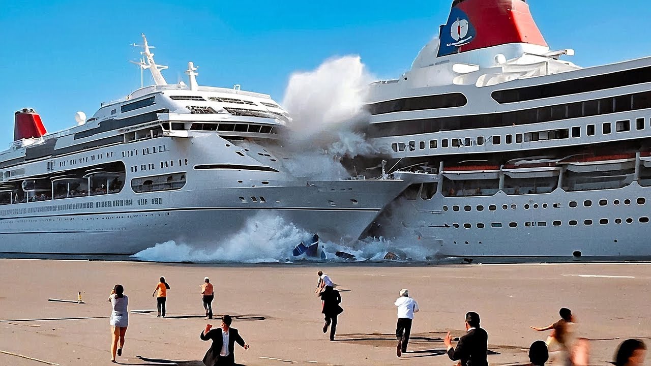 Die größten Schiffskollisionen und Missgeschicke mit der Kamera festgehalten