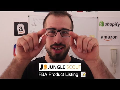Jungle Scout \u0026 Creating an Amazon FBA Listing  - كيف بكتابة مواصفات المنتج عل امازون اف بي اي