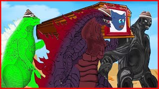 GODZILLA & Shin Godzilla & Godzilla Earth & POPPY PLAYTIME HELLBOUND - Coffin Dance Song Meme Cover