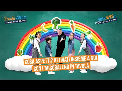 L’Arcobaleno in tavola. Canzone e coreografia ufficiale.