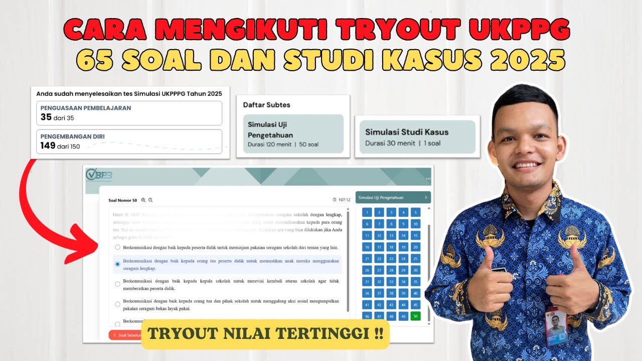 Cara Mengikuti Tryout UKPPG 65 Soal Dan Studi Kasus 2025