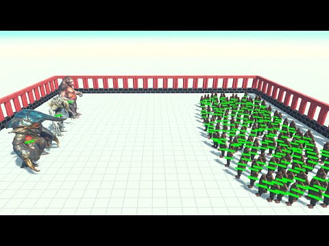 Ranthorn Scourge And Goro The Giant Vs Every Unit Same Price 1 ARBS | Animal Revolt Battle Simulator